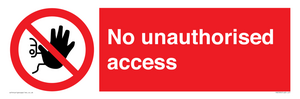 No unauthorised access